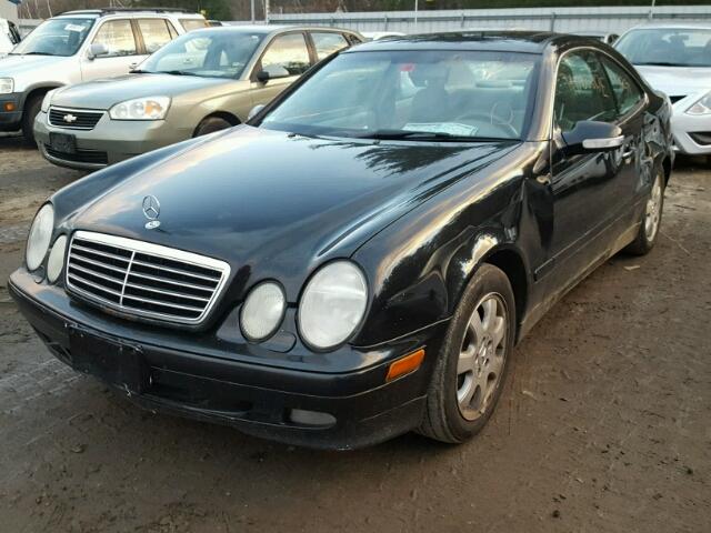 WDBLJ65G62F201743 - 2002 MERCEDES-BENZ CLK 320 BLACK photo 2