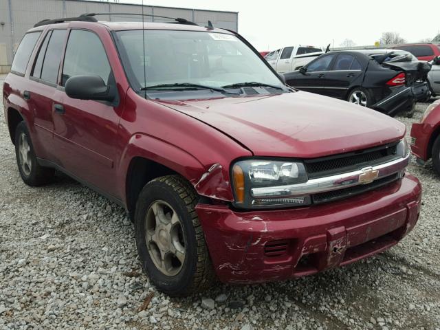 1GNDS13S162314808 - 2006 CHEVROLET TRAILBLAZE RED photo 1