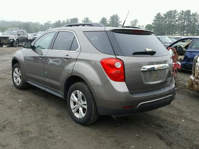 2CNALDEC9B6414695 - 2011 CHEVROLET EQUINOX LT BROWN photo 3