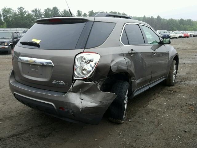 2CNALDEC9B6414695 - 2011 CHEVROLET EQUINOX LT BROWN photo 4