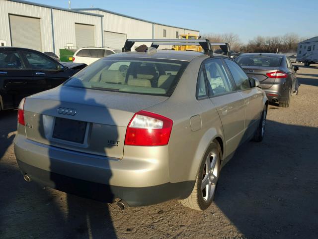 WAULC68EX4A051333 - 2004 AUDI A4 1.8T QU BEIGE photo 4