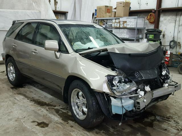 JT6HF10U9Y0142912 - 2000 LEXUS RX 300 BEIGE photo 1