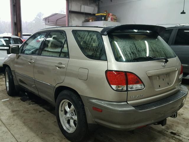 JT6HF10U9Y0142912 - 2000 LEXUS RX 300 BEIGE photo 3