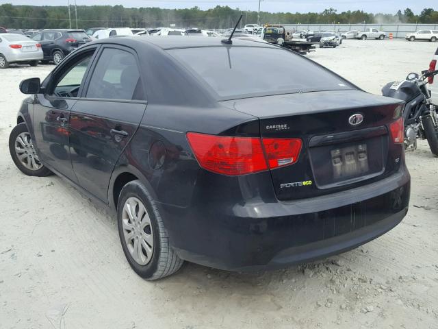 KNAFU4A22C5528536 - 2012 KIA FORTE EX BLACK photo 3