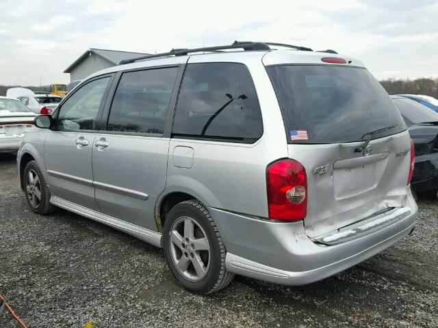 JM3LW28JX30351840 - 2003 MAZDA MPV WAGON SILVER photo 3