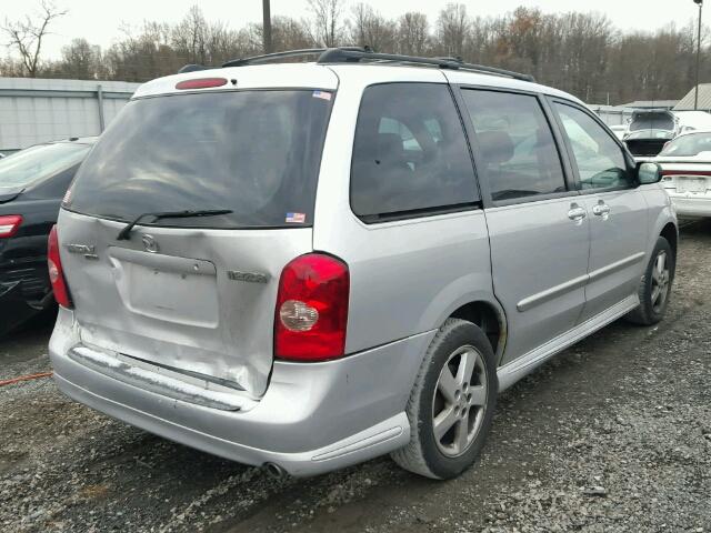 JM3LW28JX30351840 - 2003 MAZDA MPV WAGON SILVER photo 4