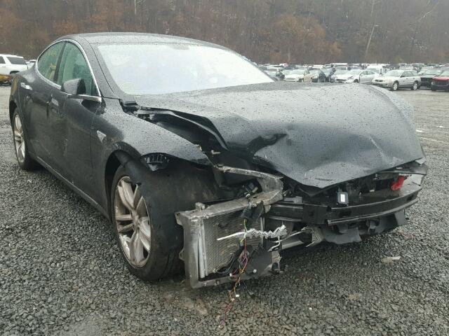 5YJSA1H17EFP30358 - 2014 TESLA MODEL S BLACK photo 1