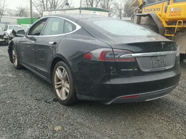 5YJSA1H17EFP30358 - 2014 TESLA MODEL S BLACK photo 3