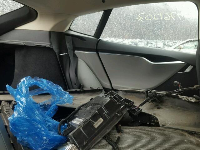 5YJSA1H17EFP30358 - 2014 TESLA MODEL S Սև լուսանկար 6