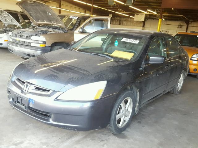 1HGCM56705A134609 - 2005 HONDA ACCORD EX BLUE photo 2