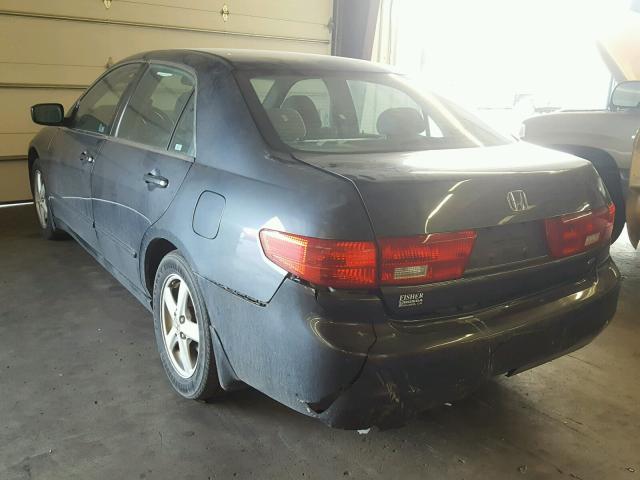 1HGCM56705A134609 - 2005 HONDA ACCORD EX BLUE photo 3