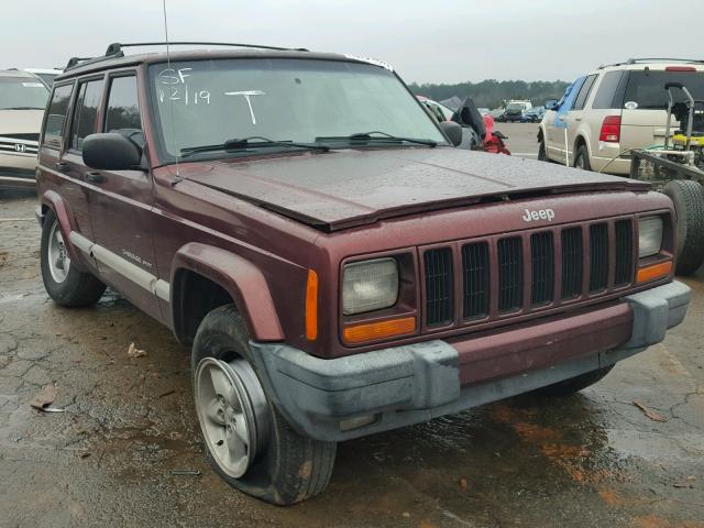 1J4FT48S91L589770 - 2001 JEEP CHEROKEE S BURGUNDY photo 1