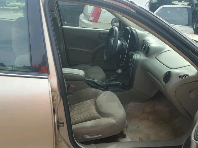 1G2NF52E63M560617 - 2003 PONTIAC GRAND AM S GOLD photo 5