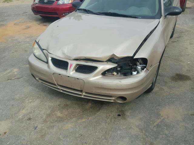 1G2NF52E63M560617 - 2003 PONTIAC GRAND AM S GOLD photo 9