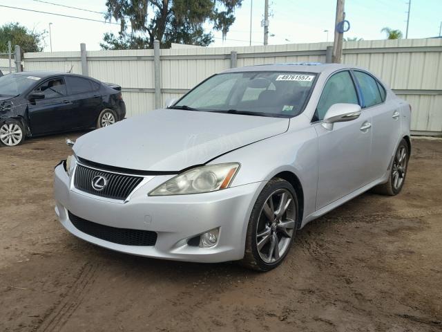 JTHBF5C24A5122705 - 2010 LEXUS IS 250 TAN photo 2