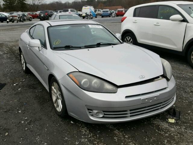 KMHHM66D78U266295 - 2008 HYUNDAI TIBURON GS GRAY photo 1