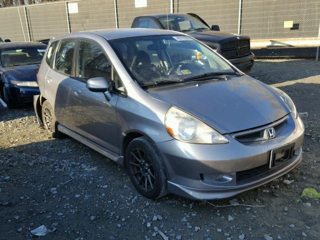 JHMGD38638S036163 - 2008 HONDA FIT SPORT SILVER photo 1