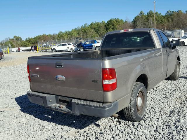 1FTRF12216NB82345 - 2006 FORD F150 BROWN photo 4