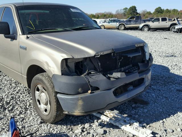 1FTRF12216NB82345 - 2006 FORD F150 BROWN photo 9