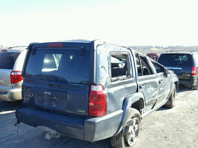 1J8HG48P27C602830 - 2007 JEEP COMMANDER CHARCOAL photo 4