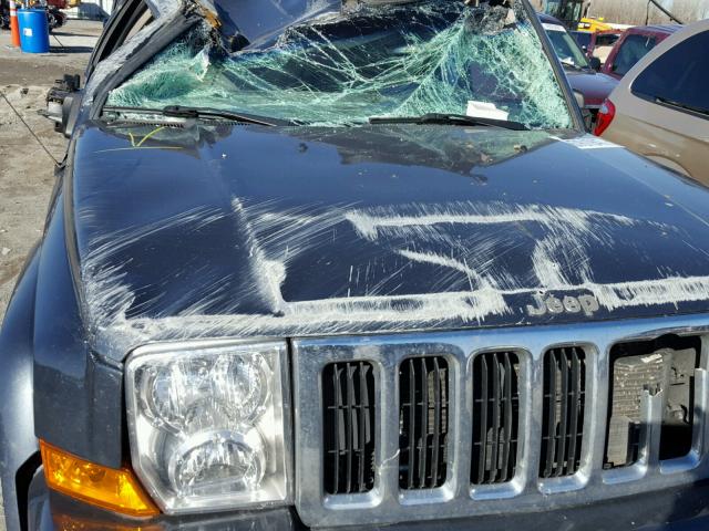 1J8HG48P27C602830 - 2007 JEEP COMMANDER გრაფიტი ფოტო 7