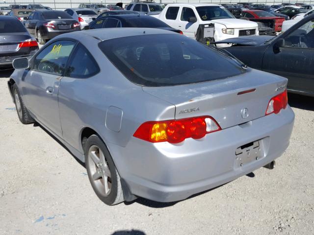 JH4DC53072C016150 - 2002 ACURA RSX TYPE-S SILVER photo 3