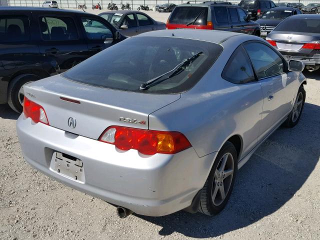 JH4DC53072C016150 - 2002 ACURA RSX TYPE-S SILVER photo 4
