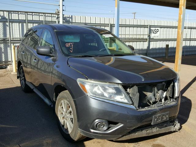 5N1AR2MN8DC684307 - 2013 NISSAN PATHFINDER GRAY photo 1