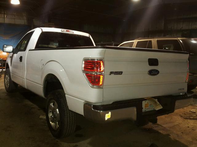 1FTMF1CM1EKE77827 - 2014 FORD F150 WHITE photo 3