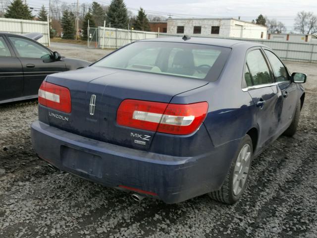 3LNHM28T37R620882 - 2007 LINCOLN MKZ ლურჯი ფოტო 4
