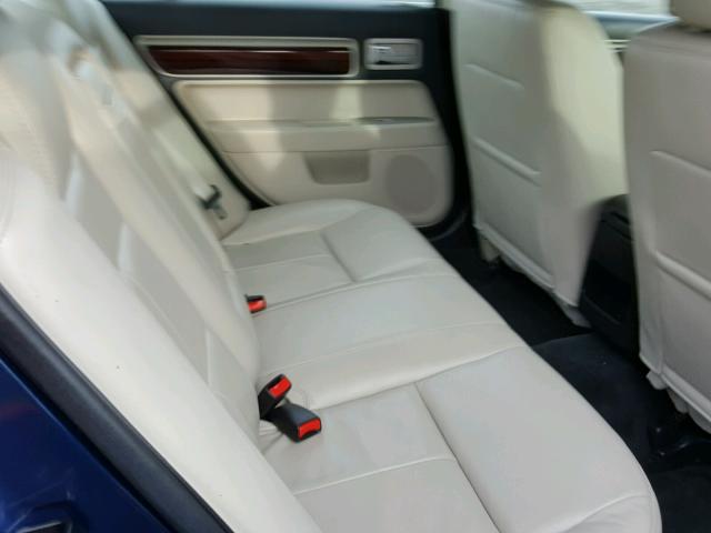 3LNHM28T37R620882 - 2007 LINCOLN MKZ ლურჯი ფოტო 6