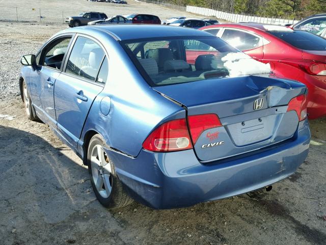 1HGFA16817L096922 - 2007 HONDA CIVIC EX BLUE photo 3