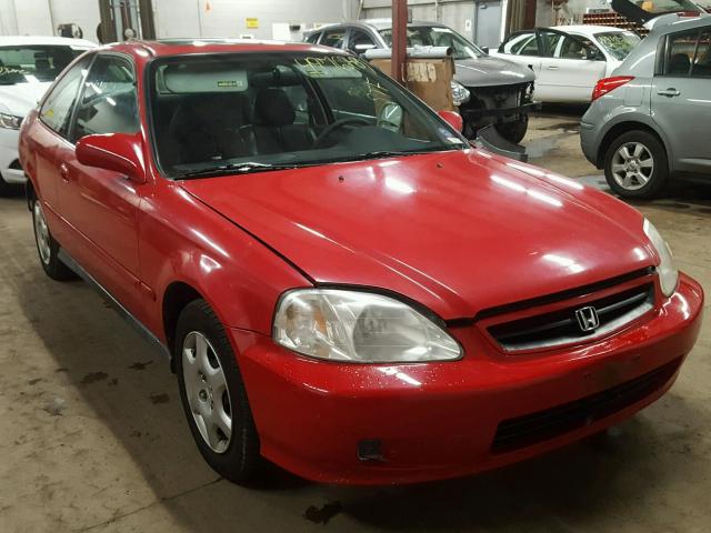 1HGEJ8248XL023036 - 1999 HONDA CIVIC EX RED photo 1