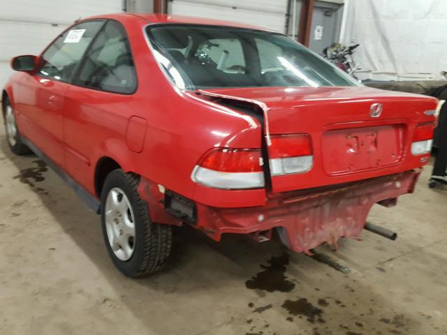 1HGEJ8248XL023036 - 1999 HONDA CIVIC EX 红色 照片 3