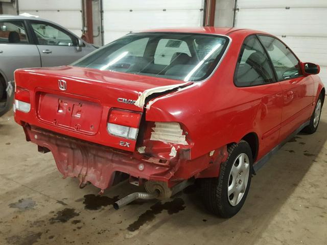 1HGEJ8248XL023036 - 1999 HONDA CIVIC EX RED photo 4