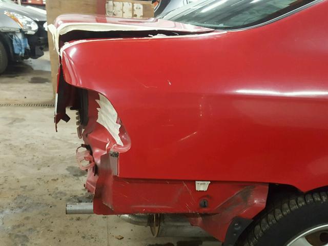 1HGEJ8248XL023036 - 1999 HONDA CIVIC EX RED photo 9