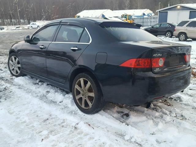 JH4CL95894C034206 - 2004 ACURA TSX BLACK photo 3