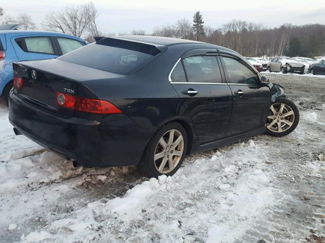 JH4CL95894C034206 - 2004 ACURA TSX BLACK photo 4