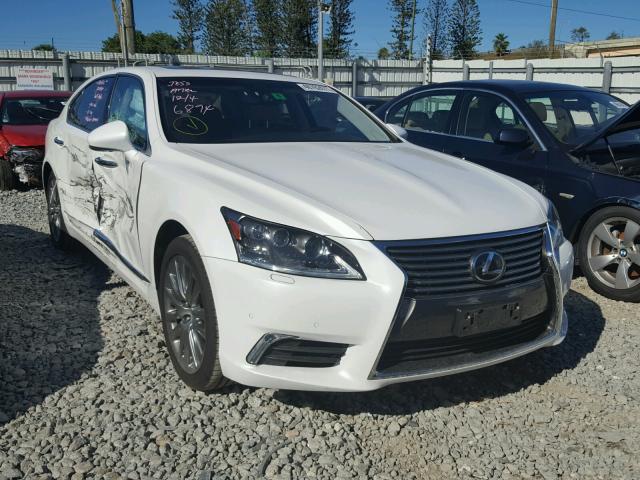 JTHGL5EF9D5048863 - 2013 LEXUS LS 460L WHITE photo 1