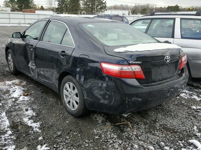 4T1BK46K48U568447 - 2008 TOYOTA CAMRY LE BLACK photo 3