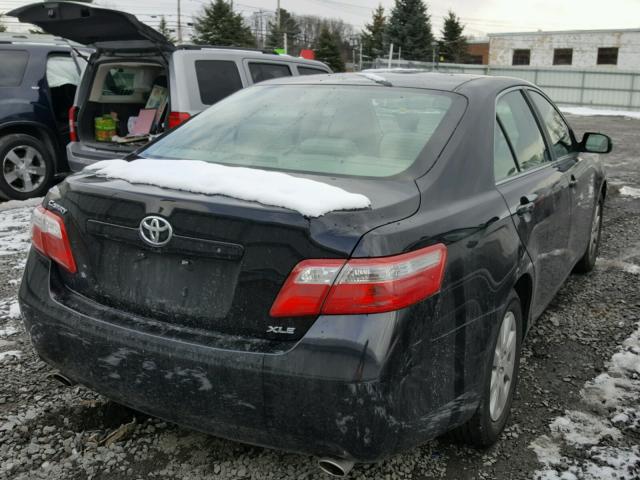 4T1BK46K48U568447 - 2008 TOYOTA CAMRY LE BLACK photo 4