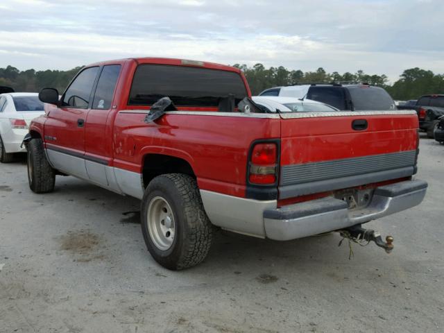 3B7HC13Y81G211932 - 2001 DODGE RAM 1500 RED photo 3