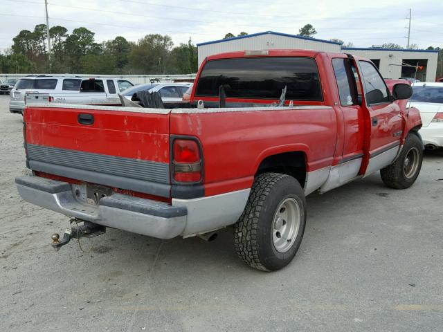 3B7HC13Y81G211932 - 2001 DODGE RAM 1500 RED photo 4