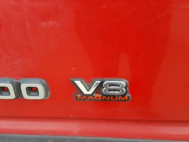 3B7HC13Y81G211932 - 2001 DODGE RAM 1500 RED photo 9