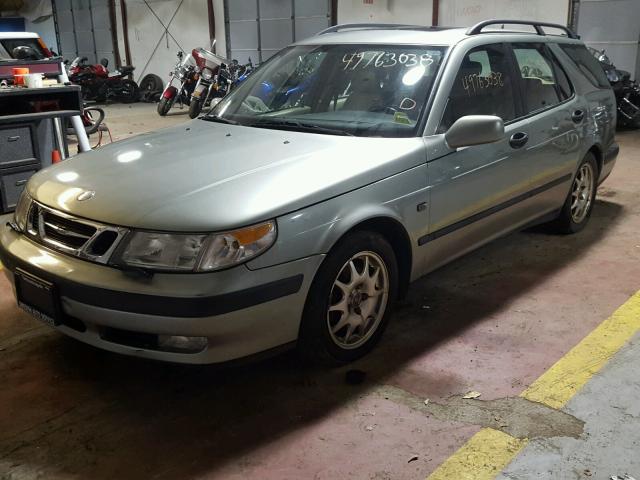 YS3ED58E213052150 - 2001 SAAB 9-5 GRAY photo 2