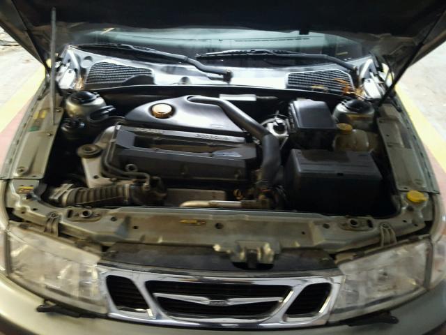 YS3ED58E213052150 - 2001 SAAB 9-5 GRAY photo 7