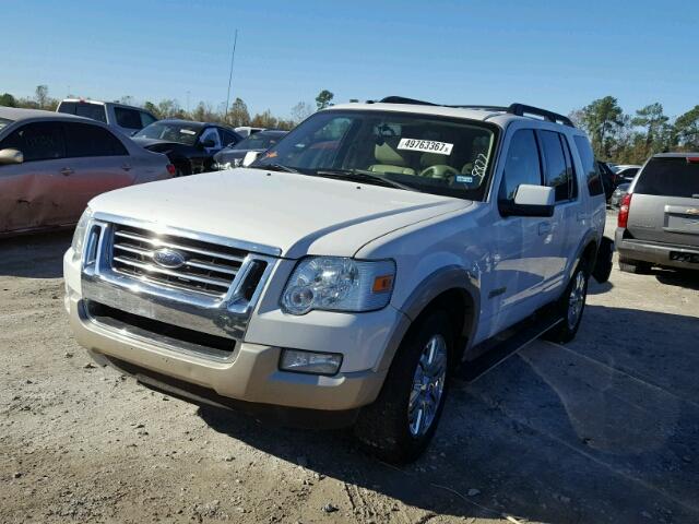 1FMEU64E48UB18877 - 2008 FORD EXPLORER E WHITE photo 2