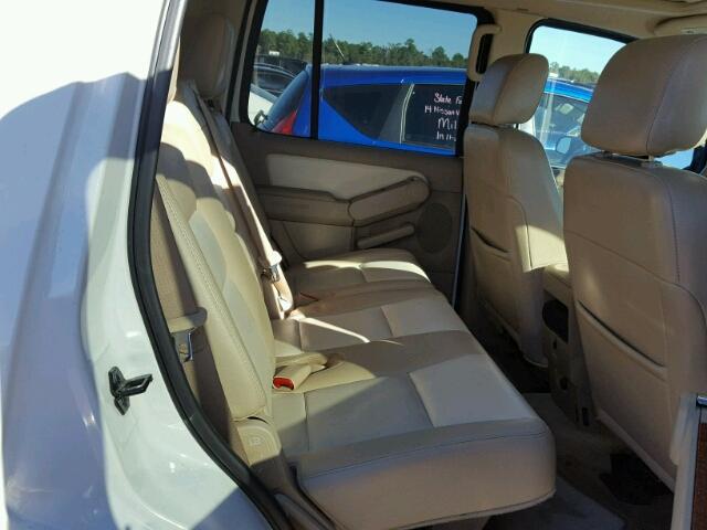 1FMEU64E48UB18877 - 2008 FORD EXPLORER E WHITE photo 6