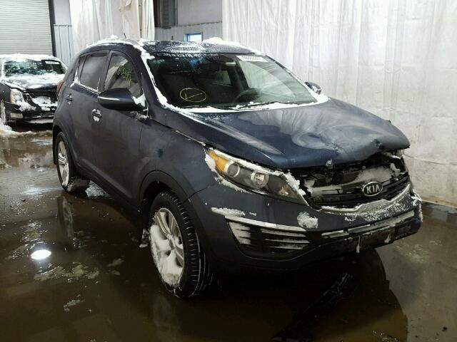 KNDPB3A25B7016506 - 2011 KIA SPORTAGE L BLUE photo 1