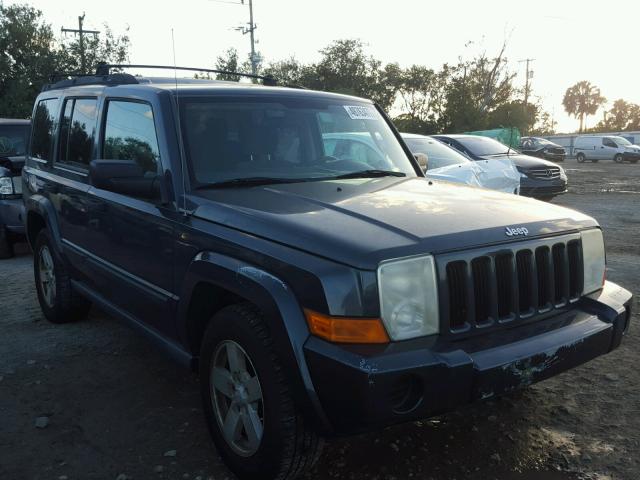 1J8HH48N56C357208 - 2006 JEEP COMMANDER BLUE photo 1